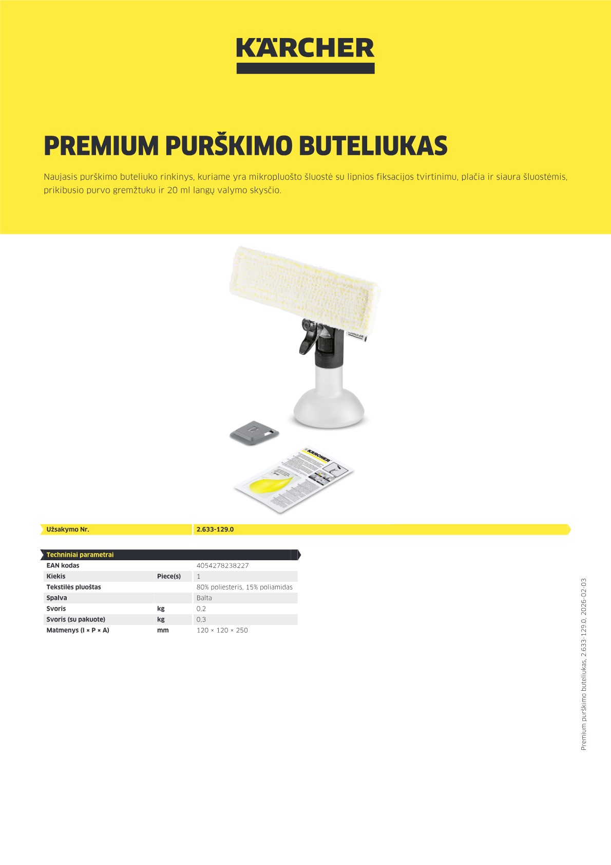 Informacija apie produktą