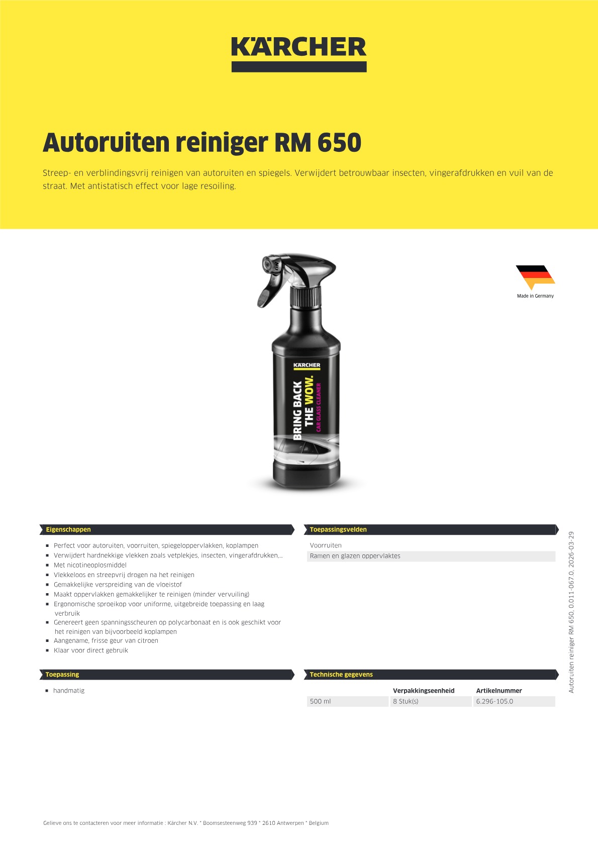 Productinformatie