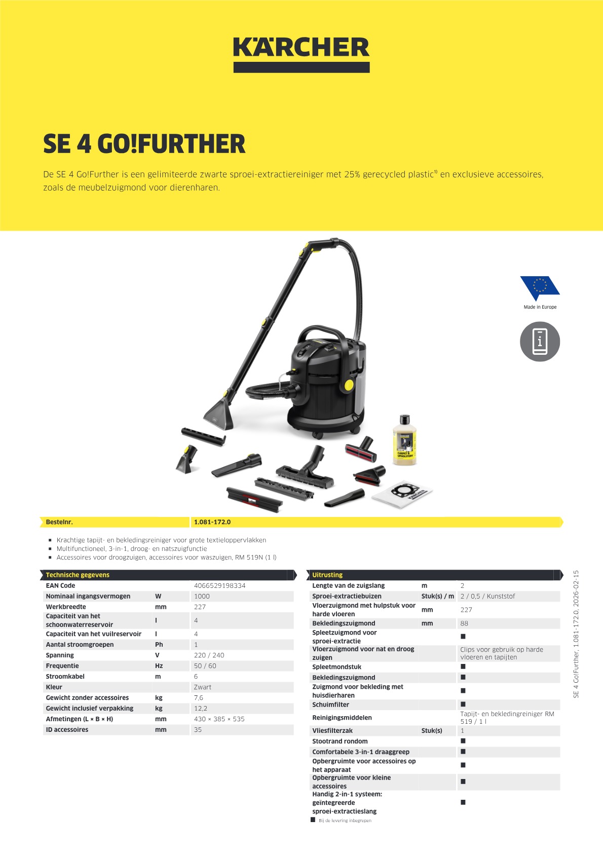 Productinformatie