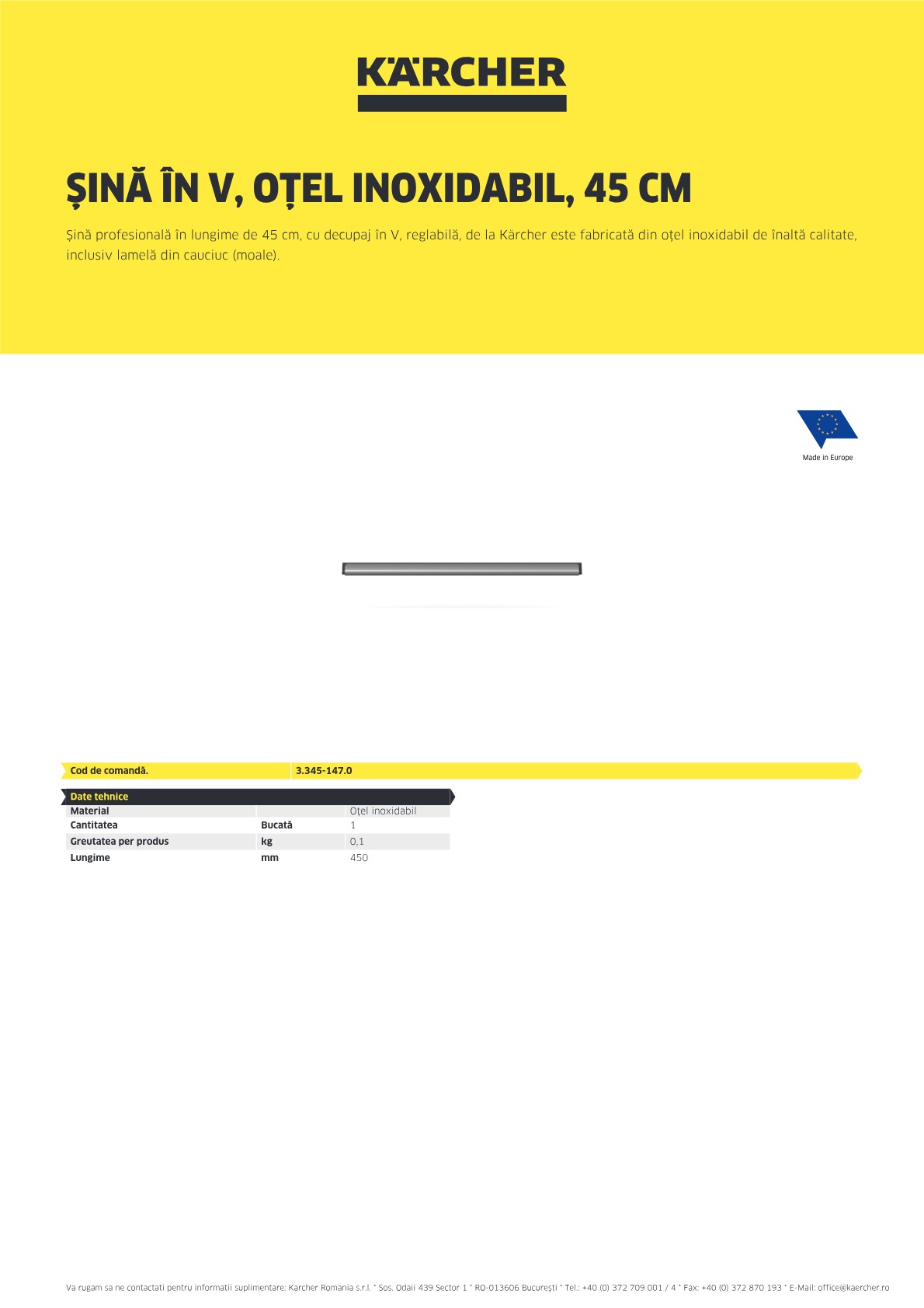 Informații produs