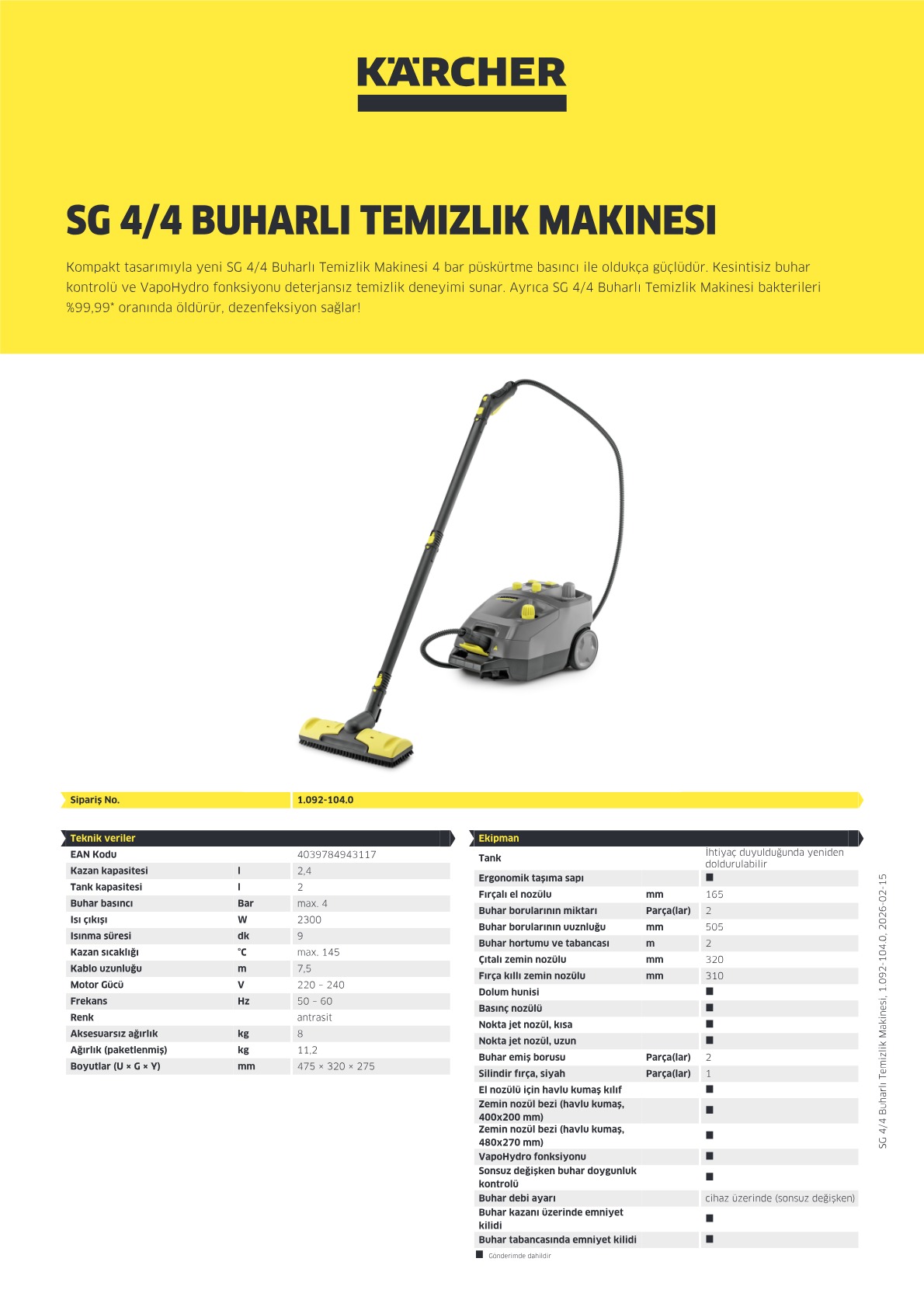 Ürün bilgileri